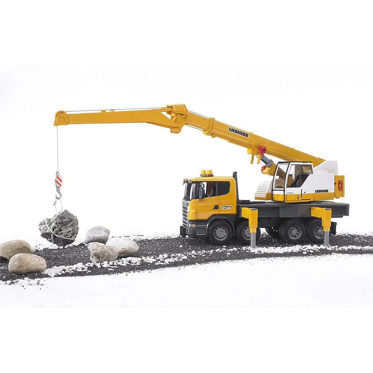Bruder SCANIA R-Series Liebherr Toy Crane Truck - Image 5