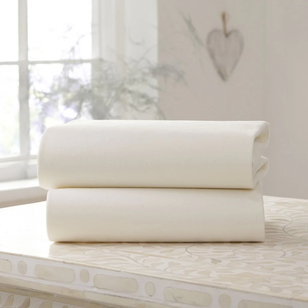 Clair De Lune 2 Pack Fitted Cotton Moses Basket Sheets - Image 9