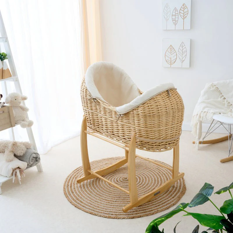 Clair De Lune Deluxe Rocking Moses Basket Stand - Image 2