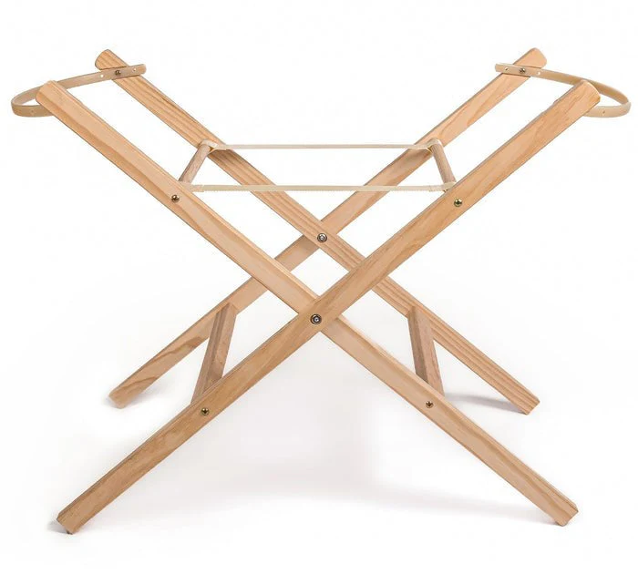 Clair De Lune Folding Wooden Moses Basket Stand - Image 2