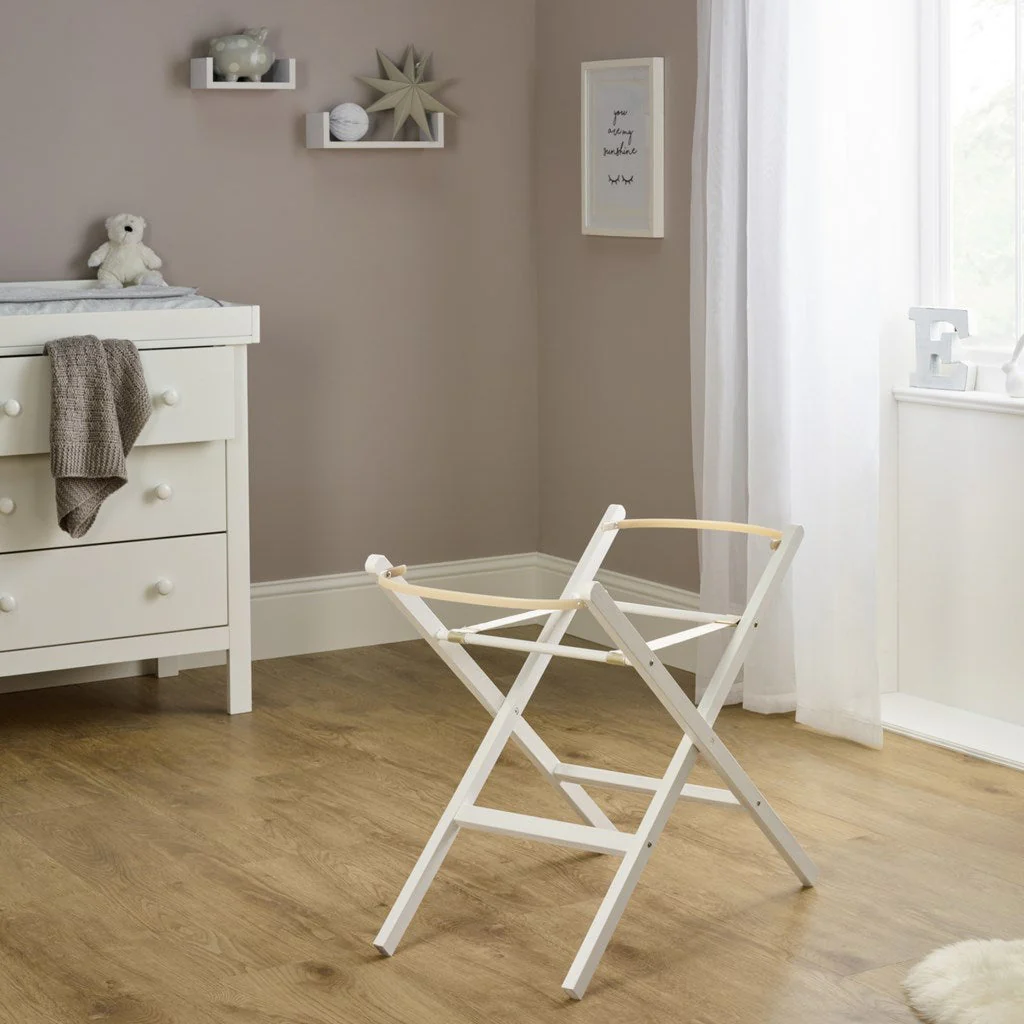 Clair De Lune Folding Wooden Moses Basket Stand - Image 6