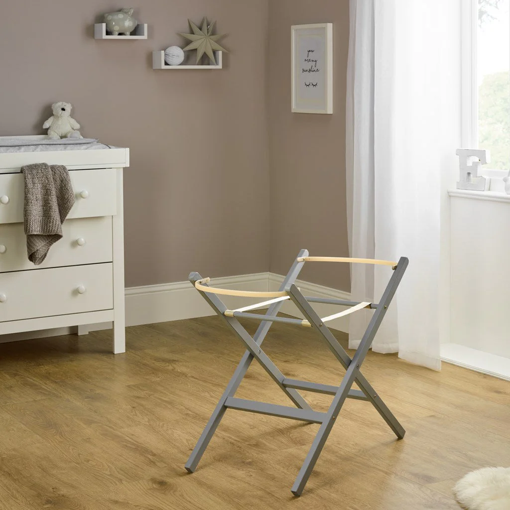 Clair De Lune Folding Wooden Moses Basket Stand - Image 8