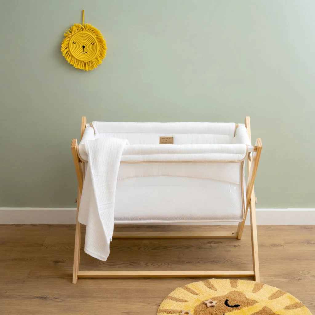 Clair De Lune Organic Folding Crib - Image 21
