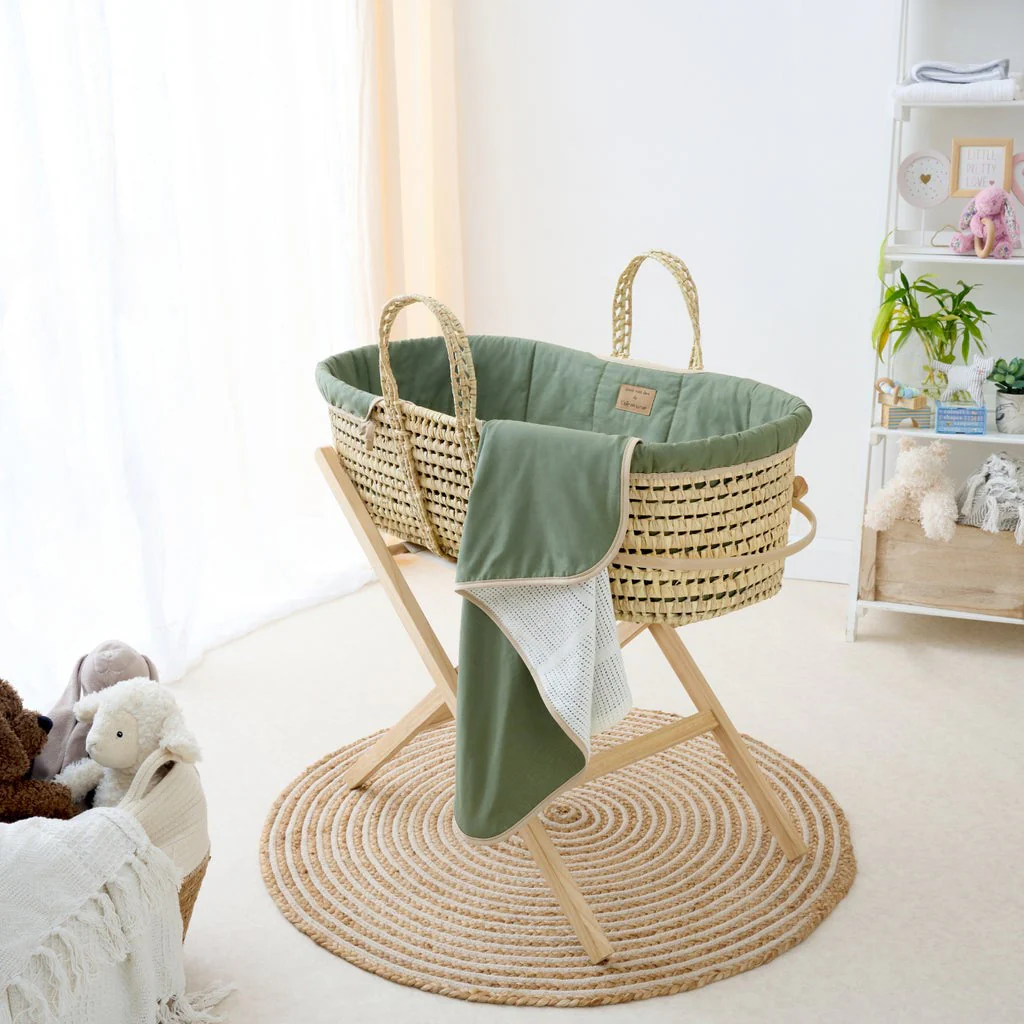 Clair De Lune Organic Palm Moses Basket - Image 10