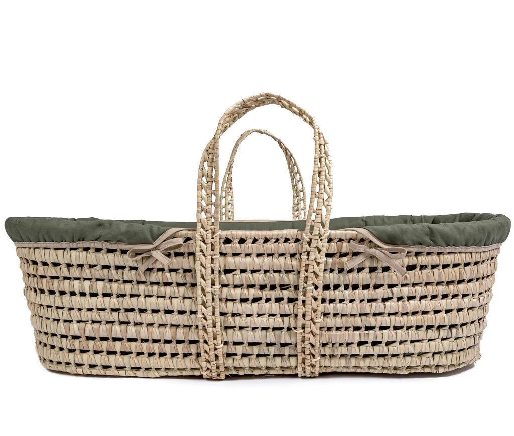 Clair De Lune Organic Palm Moses Basket - Image 11