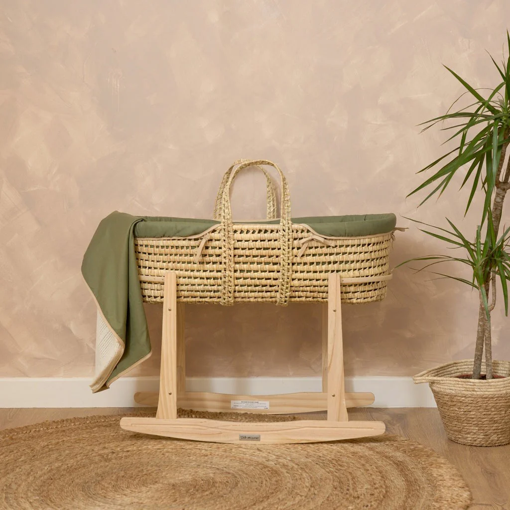 Clair De Lune Organic Palm Moses Basket - Image 17