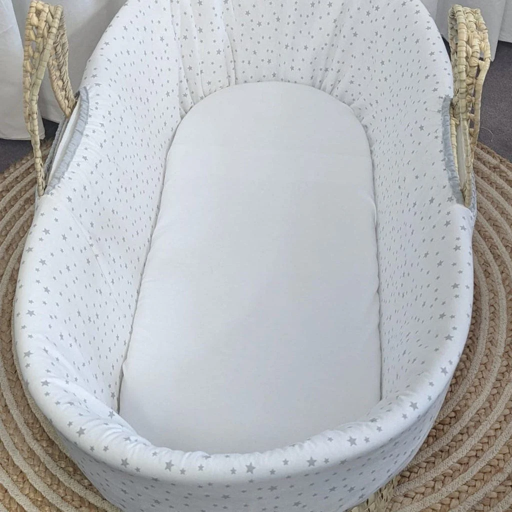 Clair De Lune Waterproof Moses Basket Mattress Protector - Image 3