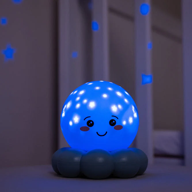 Cloud B Twinkles To Go Octo™ Portable Octopus Star Projector Night Light for Babies, Pastel Blue - Image 2