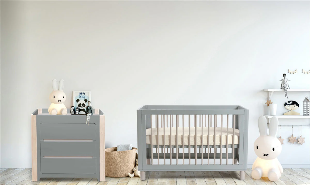 Cocoon Change Area Dresser, Dove Grey / Natural Wash - Image 2