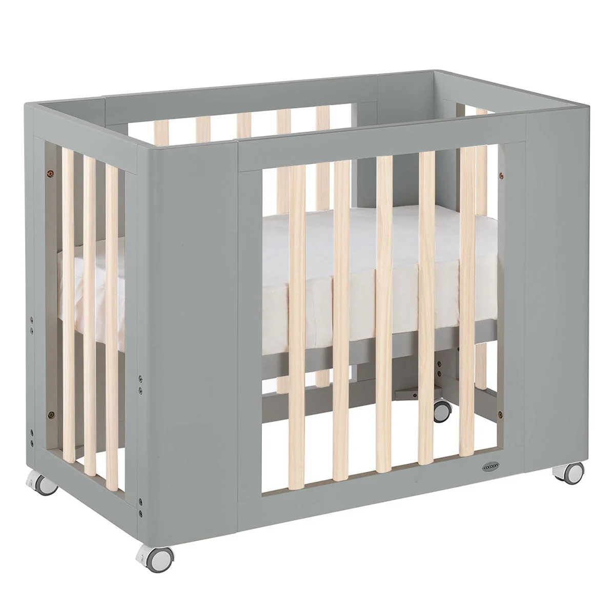 Cocoon Evoke 4-in-1 Nursery Room Set, Dove Grey / Natural Wash - Image 4