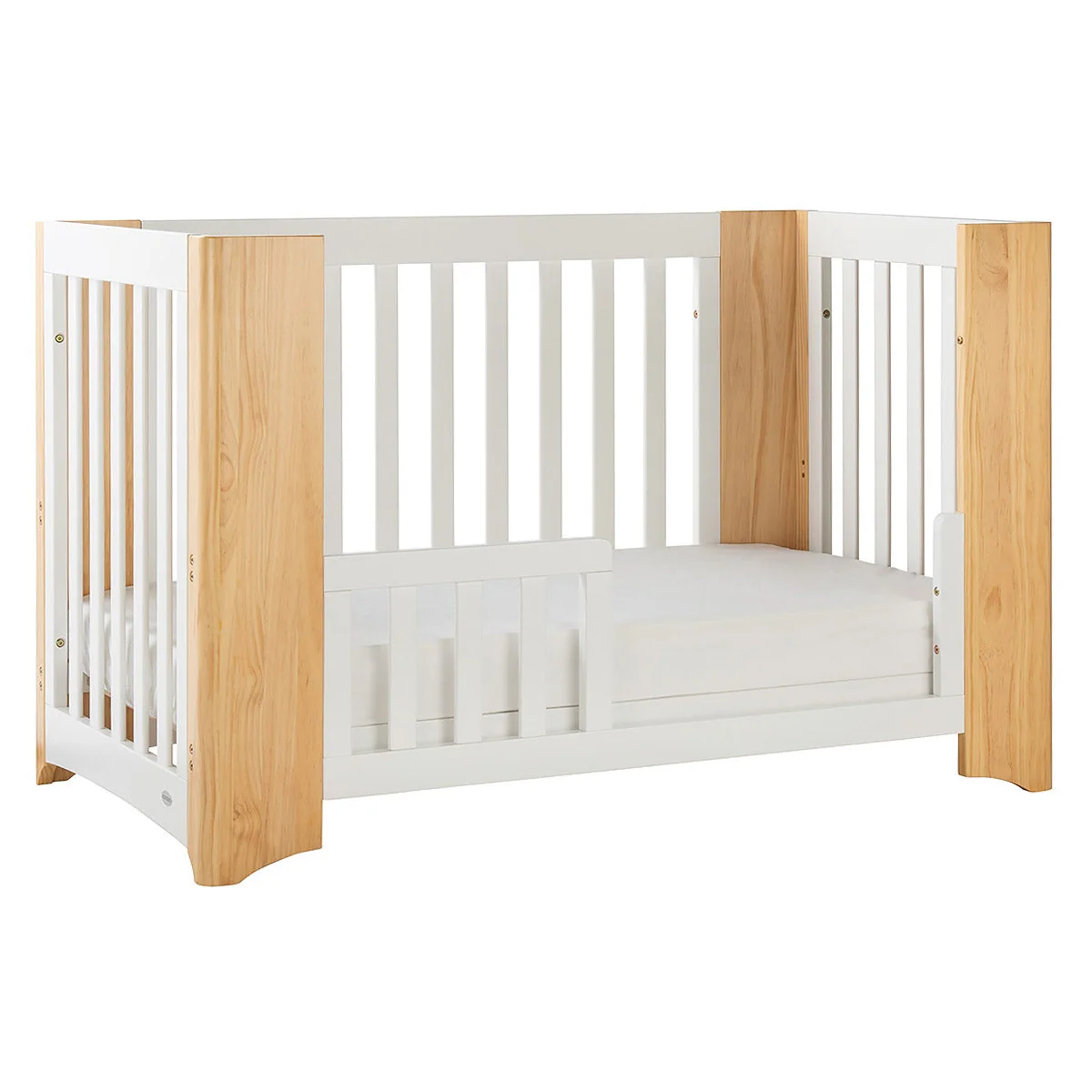 Cocoon Evoluer 4 in 1 Nursery Furniture System - Bassinet, Cot, Toddler Bed & Sofa, White/Natural - Image 13