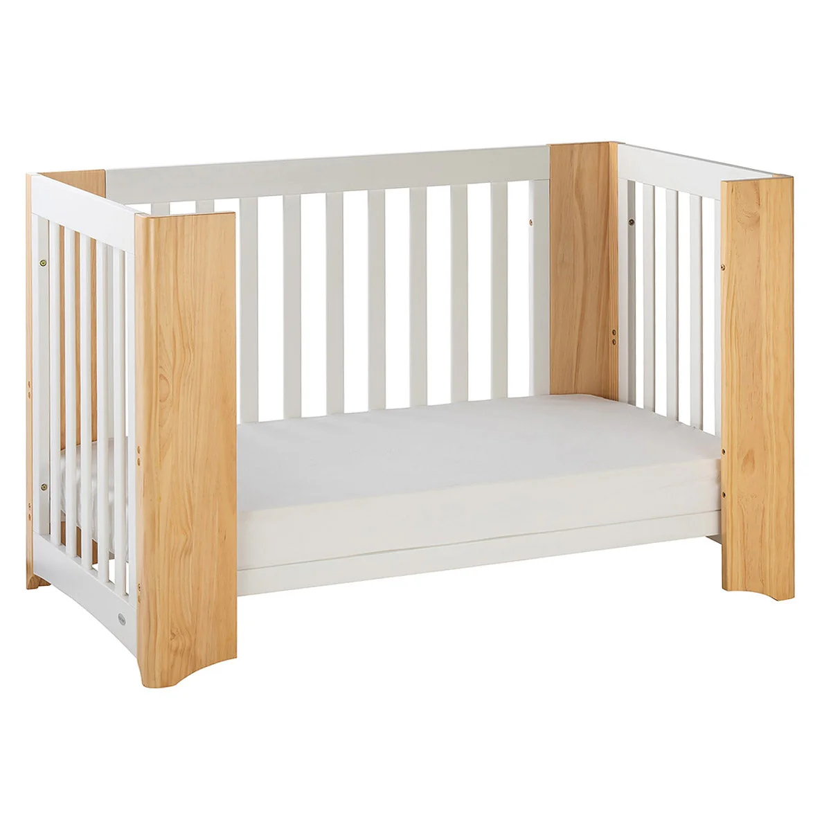 Cocoon Evoluer 4 in 1 Nursery Furniture System - Bassinet, Cot, Toddler Bed & Sofa, White/Natural - Image 14