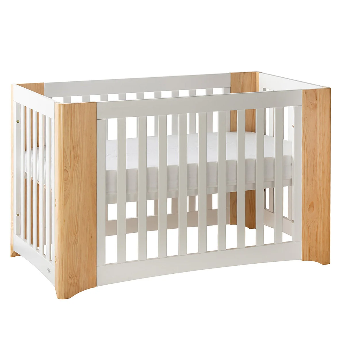 Cocoon Evoluer 4-in-1 Cotbed + Change Area Dresser + Mattresses, White / Natural - Image 11
