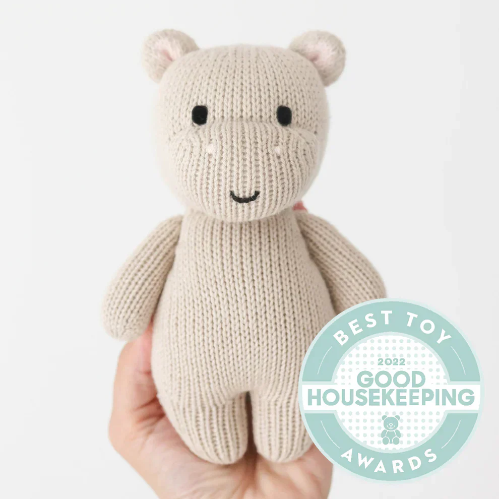 cuddle+kind - Baby Animal Collection - Baby Hippo Pebble - Image 2