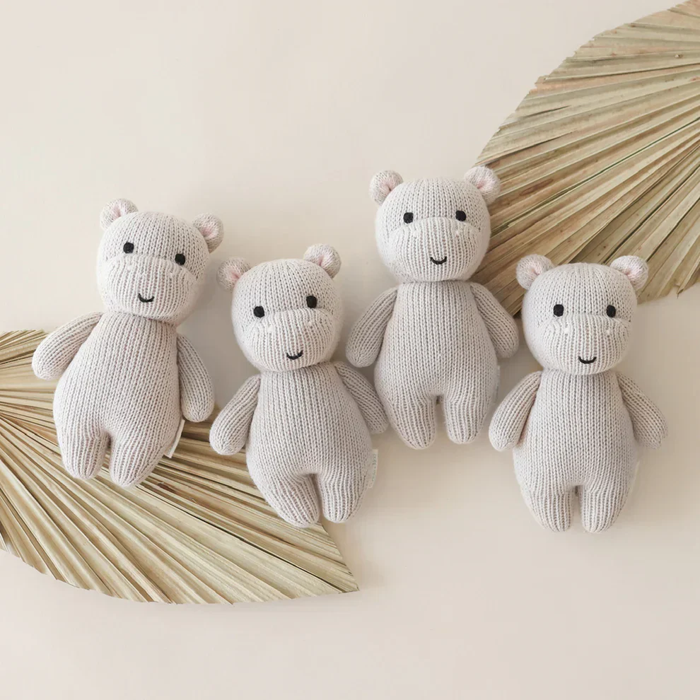 cuddle+kind - Baby Animal Collection - Baby Hippo Pebble - Image 3