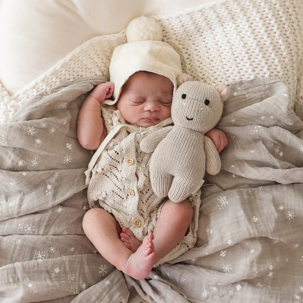 cuddle+kind - Baby Animal Collection - Baby Hippo Pebble - Image 5
