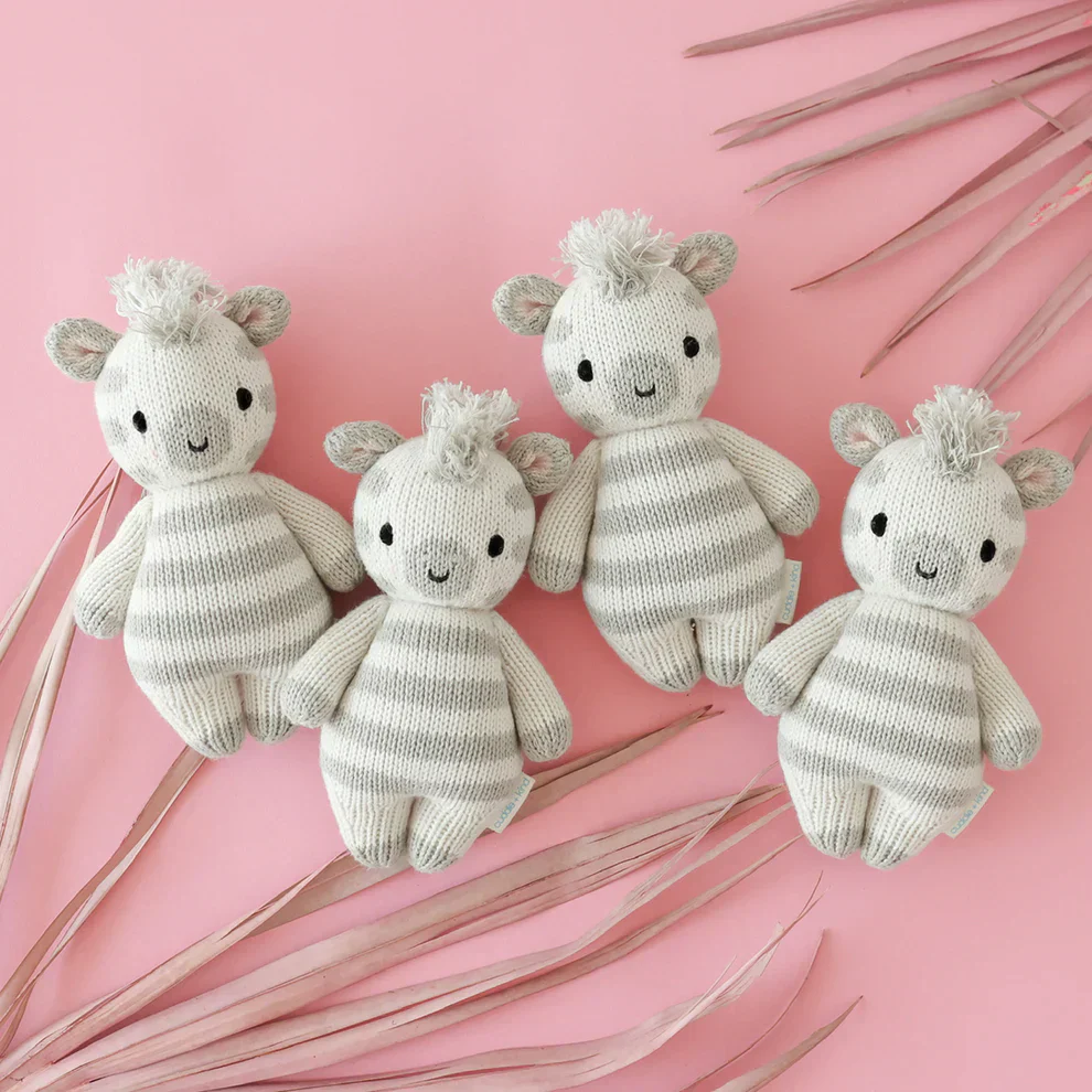 cuddle+kind - Baby Animal Collection - Baby Zebra - Image 3