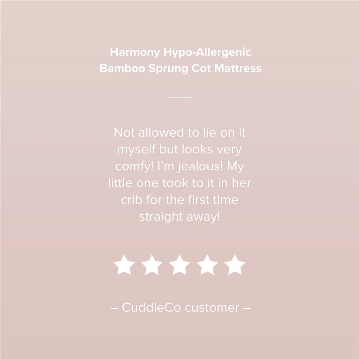 CuddleCo Harmony Hypo Allergenic Bamboo Sprung Mattress - Image 7
