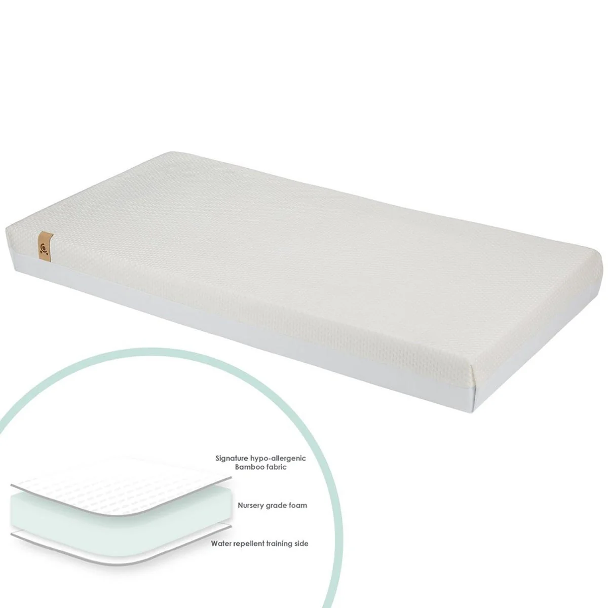 CuddleCo Lullaby Hypo-Allergenic Bamboo Foam Mattress - Image 11