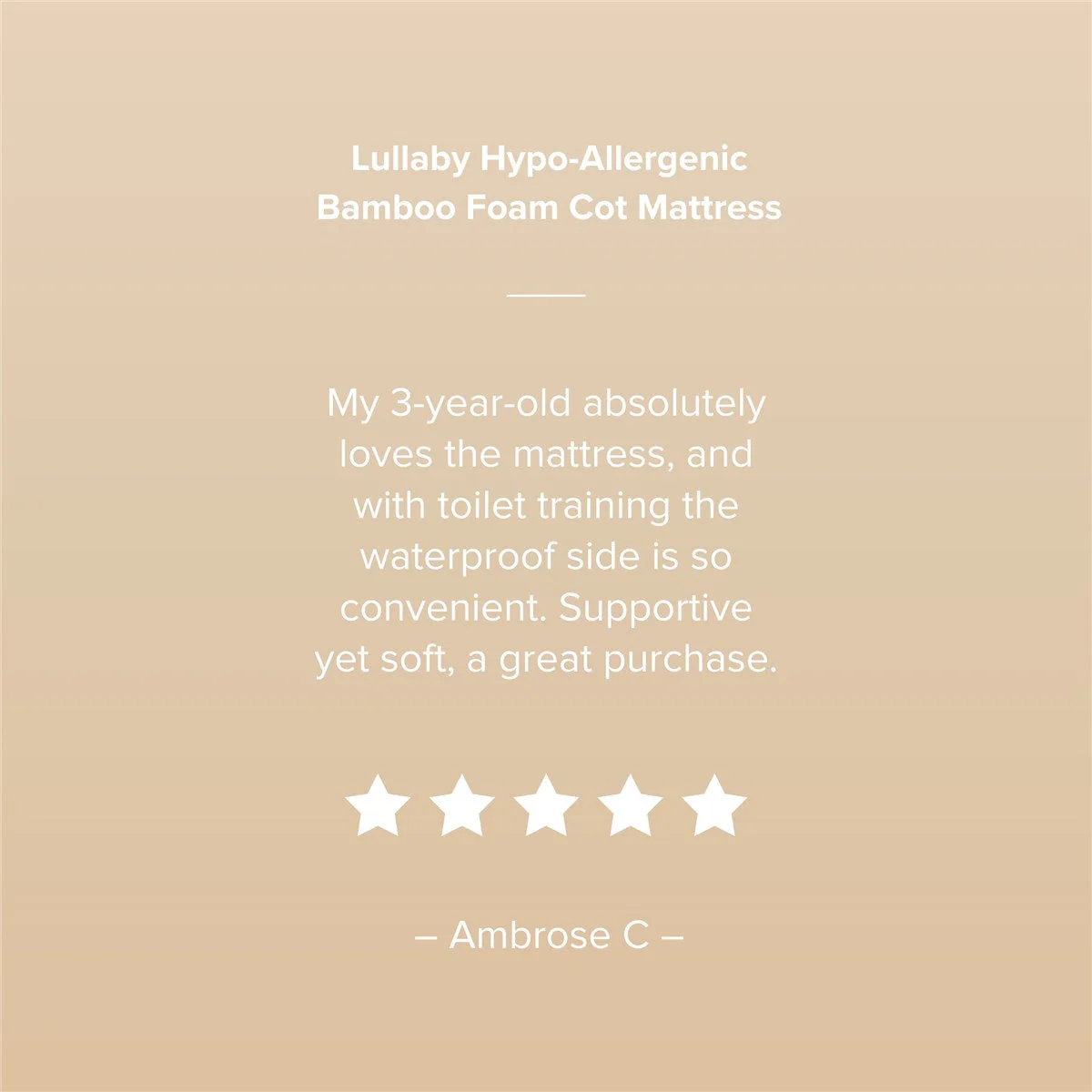 CuddleCo Lullaby Hypo-Allergenic Bamboo Foam Mattress - Image 6