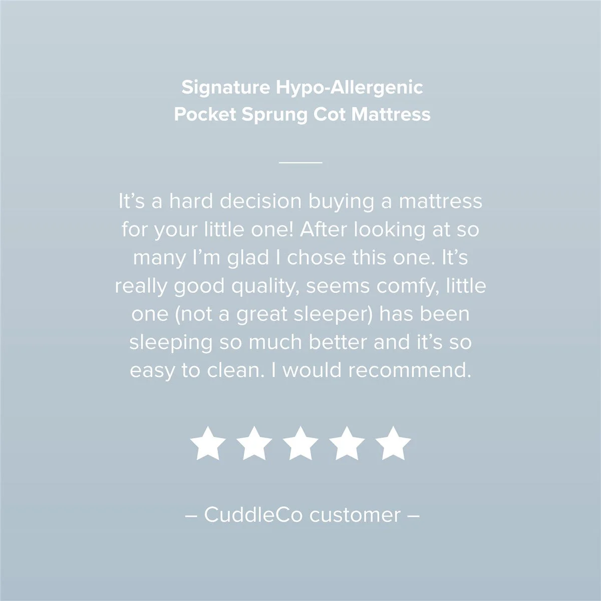 CuddleCo Signature Hypo-Allergenic Bamboo Pocket Sprung Mattress - Image 11