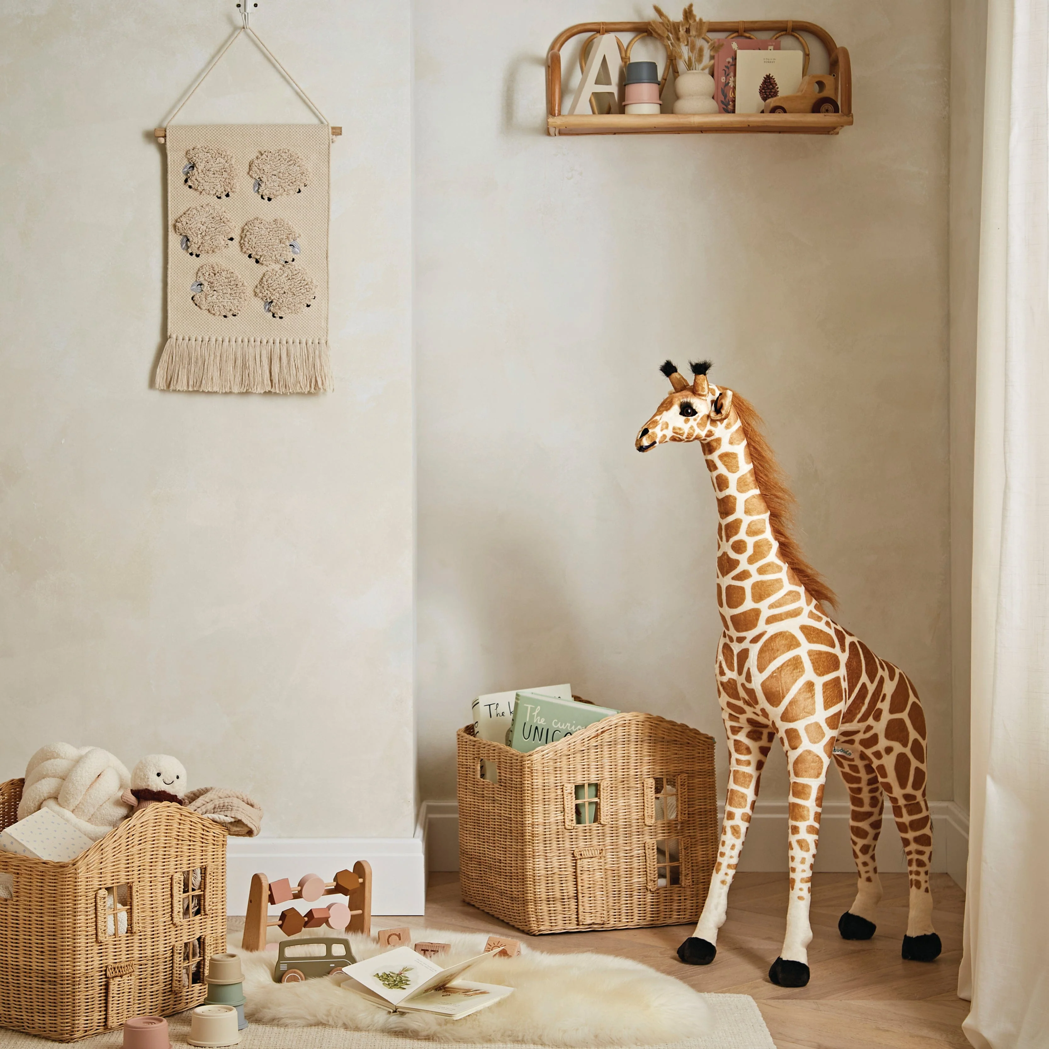 CuddleCo Standing Giraffe Stuffed Animal - Image 2