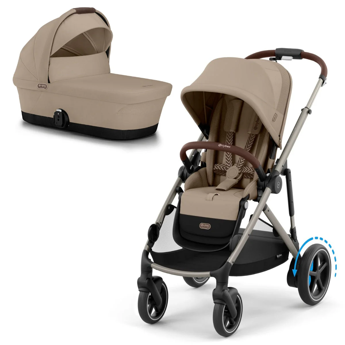 Cybex eGazelle S Electric Pushchair + Gazelle S Cot - Image 18