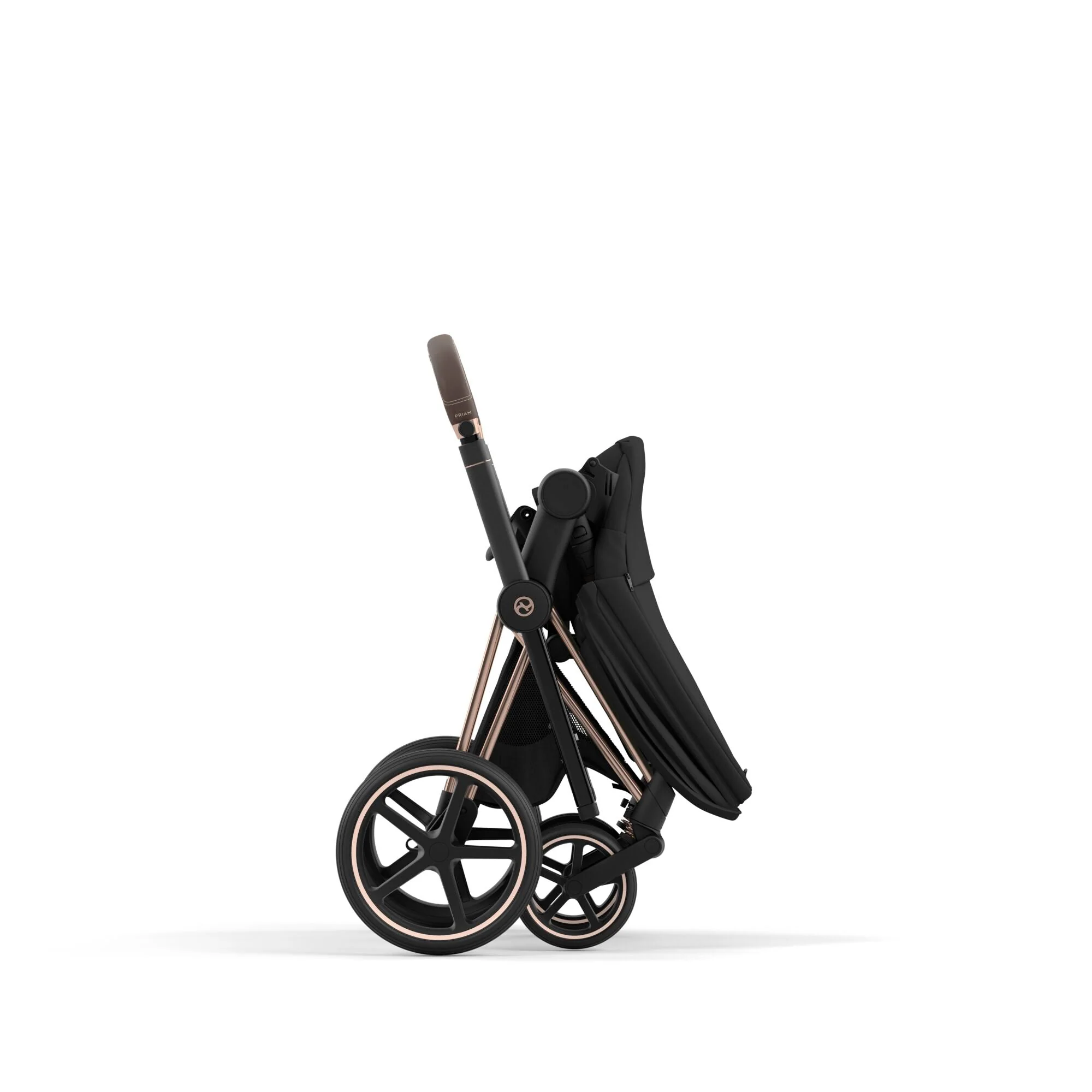 Cybex Priam Pram & Pushchair, Sepia Black on Rose Gold - Image 12