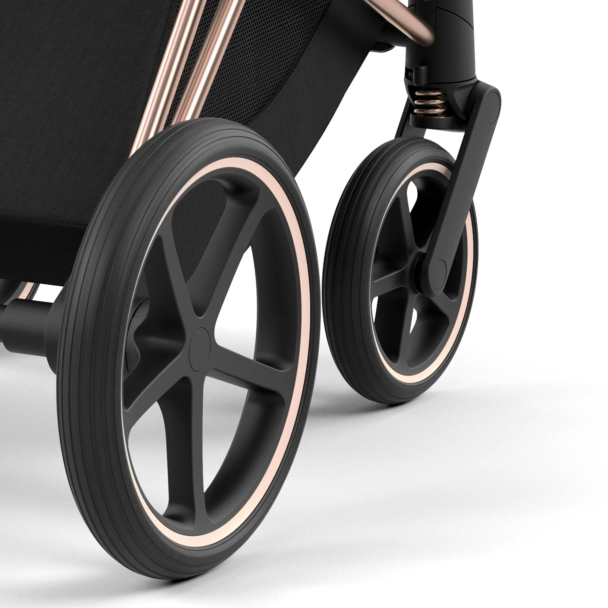 Cybex Priam Pram & Pushchair, Sepia Black on Rose Gold - Image 5