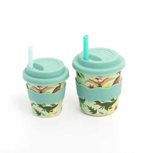 Dinosaur Babychino Cup 8oz (STRAW INCLUDED) - Image 3