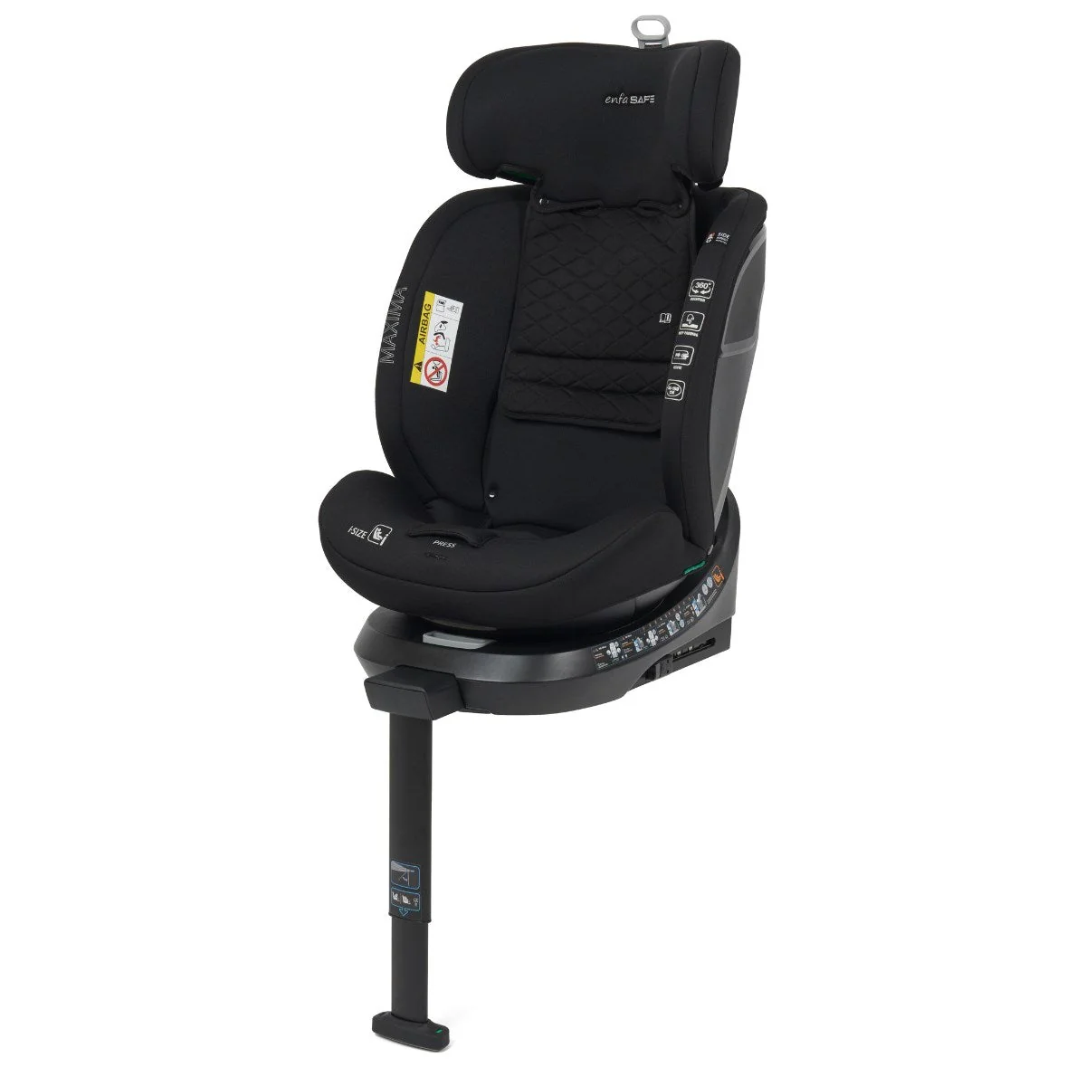 Enfasafe Maxima 360 Rotating i-Size Car Seat, 40-150 cm, 0-12 years - Image 10