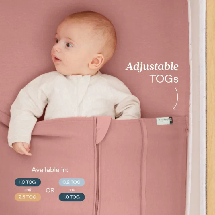ergoPouch - Organic Untuckable Safer Sleep HugMe Blanket 0.2 / 1.0 TOG