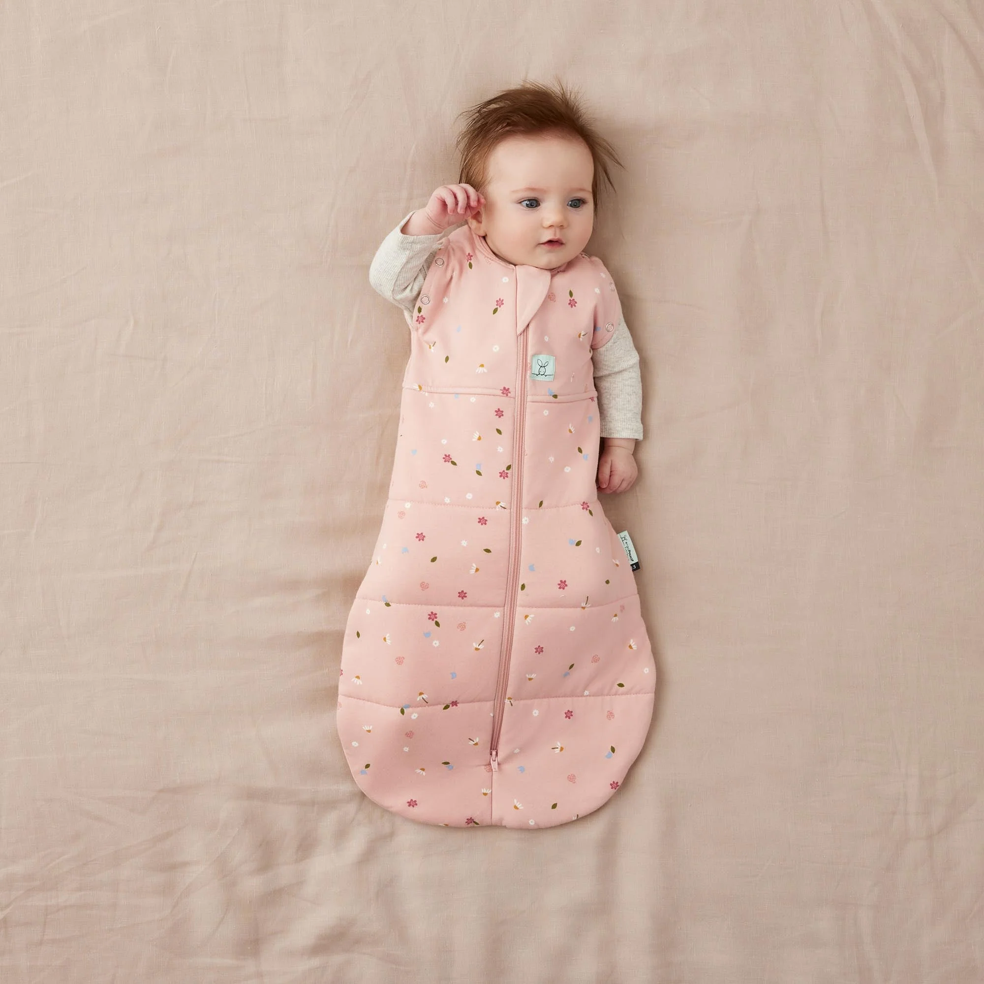ergoPouch - Organic Winter Cocoon Swaddle Sleeping Bag - Daisy 2.5 TOG - Image 2
