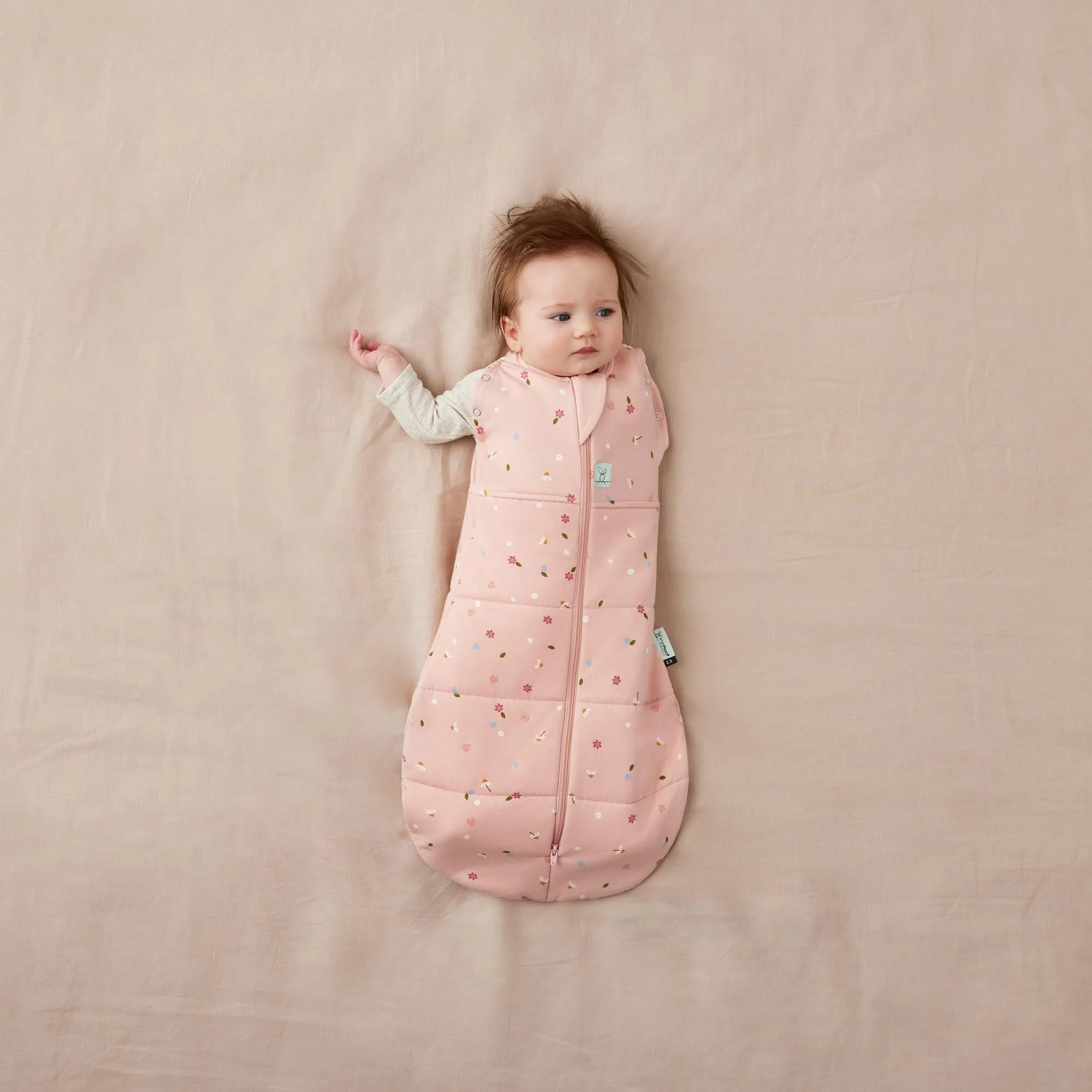 ergoPouch - Organic Winter Cocoon Swaddle Sleeping Bag - Daisy 2.5 TOG - Image 3