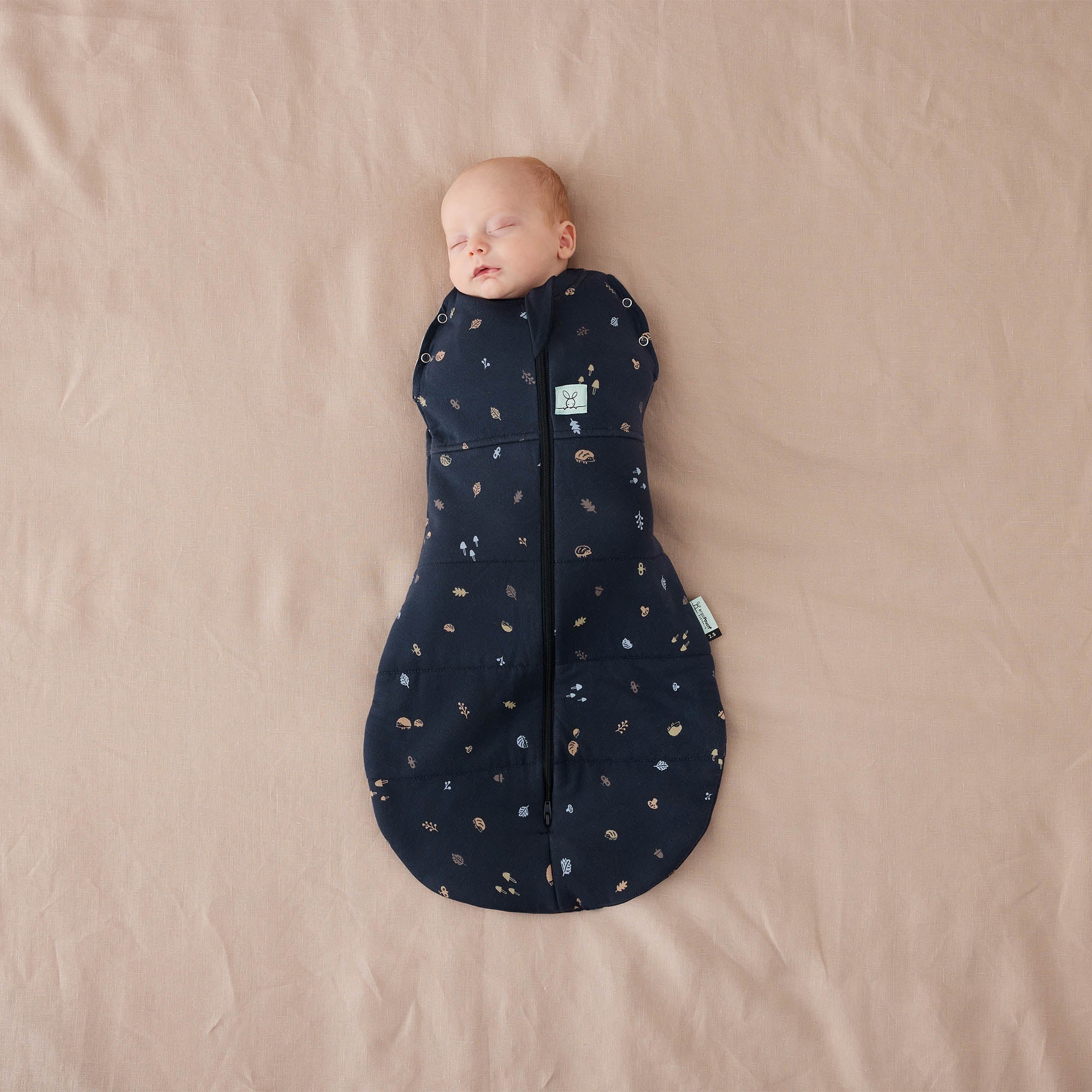 ergoPouch - Organic Winter Cocoon Swaddle Sleeping Bag - Hedgehog 2.5 TOG 3-6m - Image 3