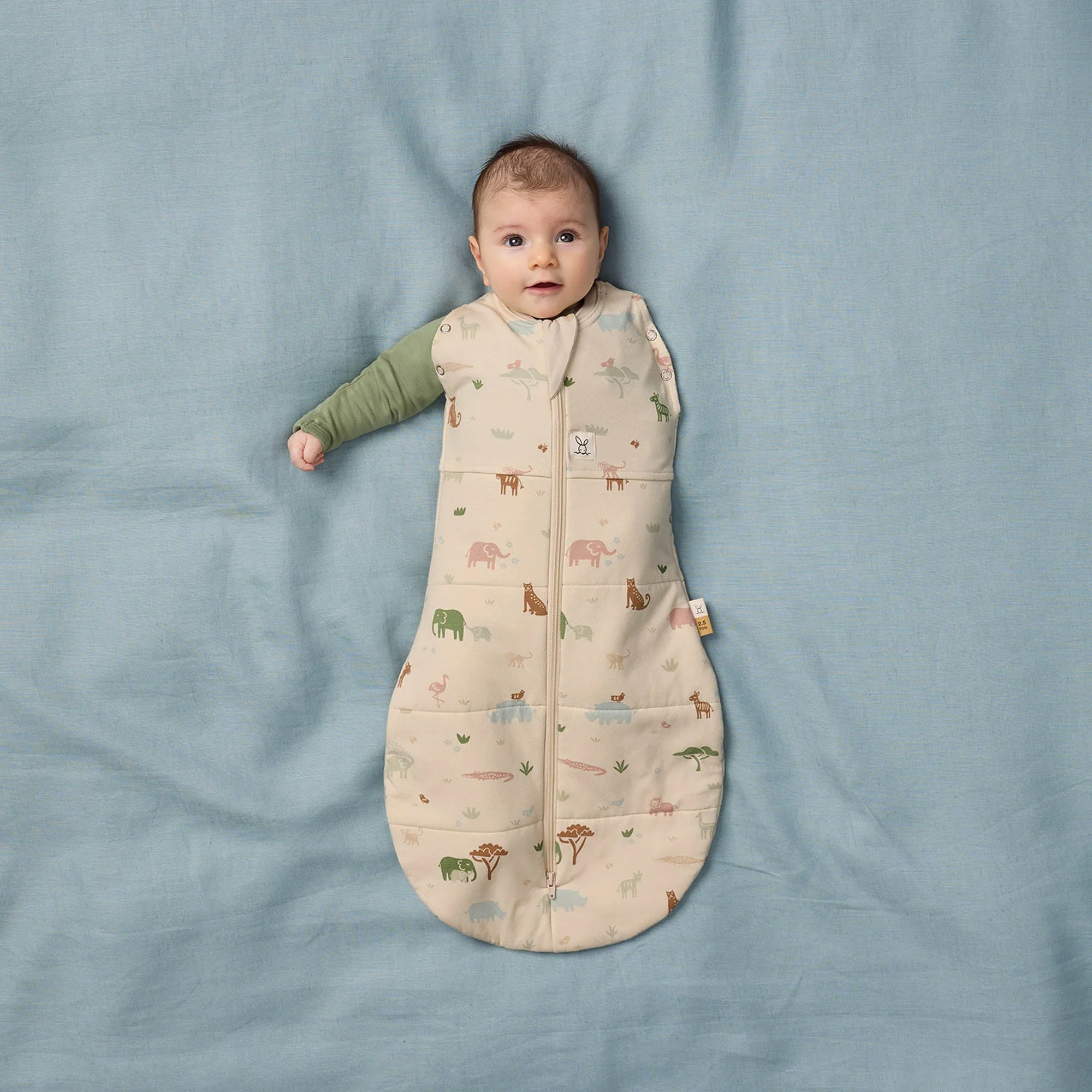 ergoPouch - Organic Winter Cocoon Swaddle Sleeping Bag - Savannah 2.5 TOG - Image 2