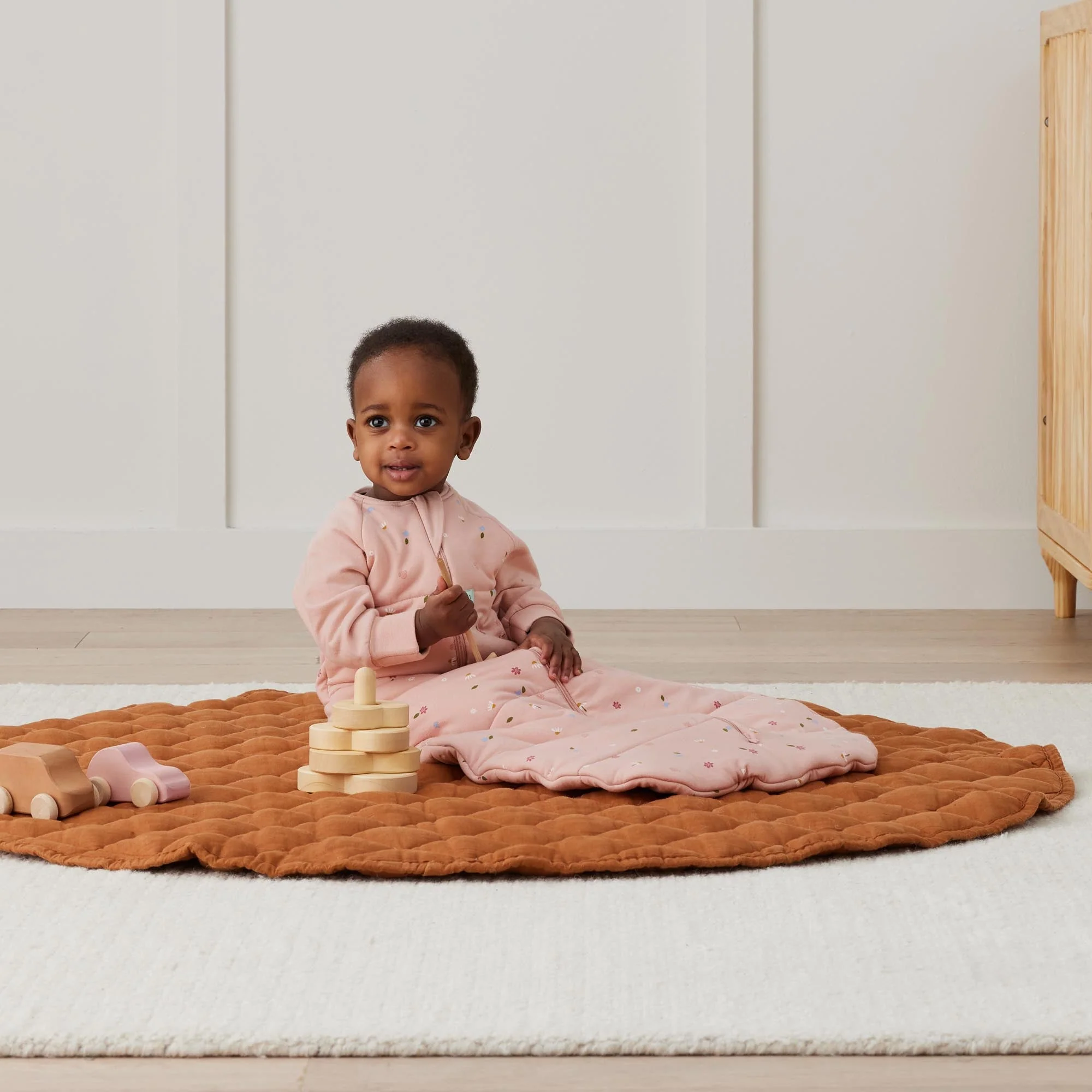 ergoPouch - Organic Winter Jersey Sleeping Bag - Daisy 3.5 TOG - Image 2