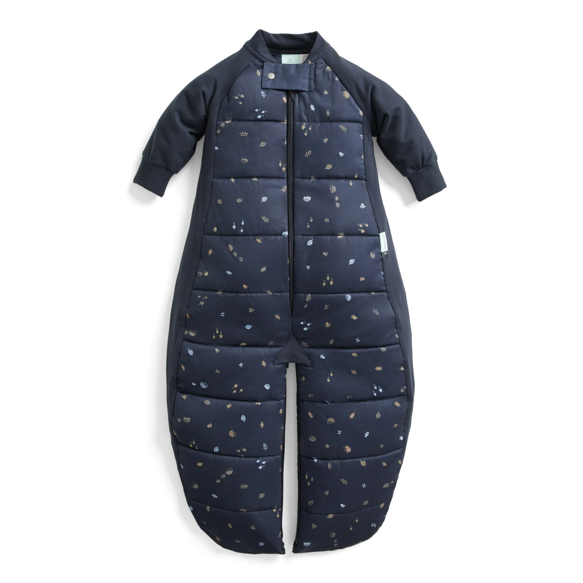 ergoPouch - Organic Winter Long Sleeved 2 in 1 Sleeping Suit Bag - Hedgehog 2.5 TOG - Image 2