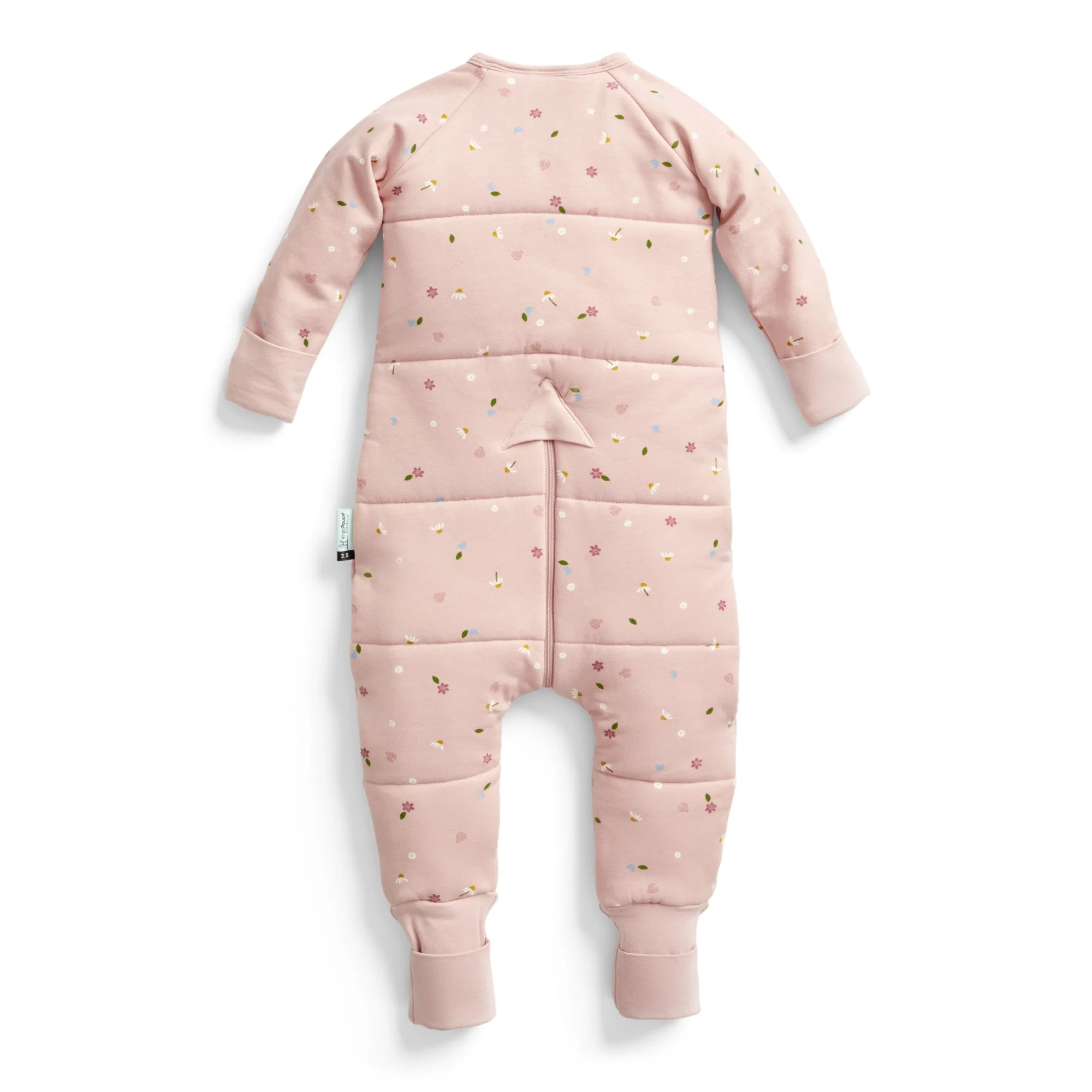 ergoPouch - Organic Winter Long Sleeved Sleep Onesie - Daisy 2.5 TOG - Image 2