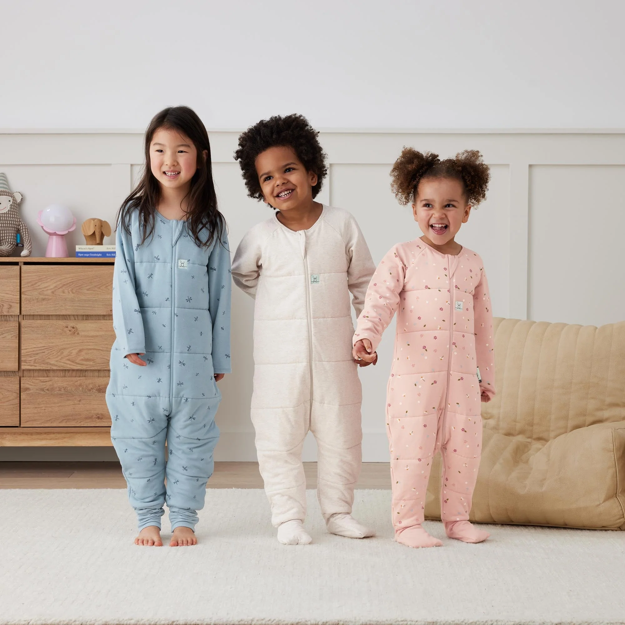 ergoPouch - Organic Winter Long Sleeved Sleep Onesie - Daisy 2.5 TOG - Image 5