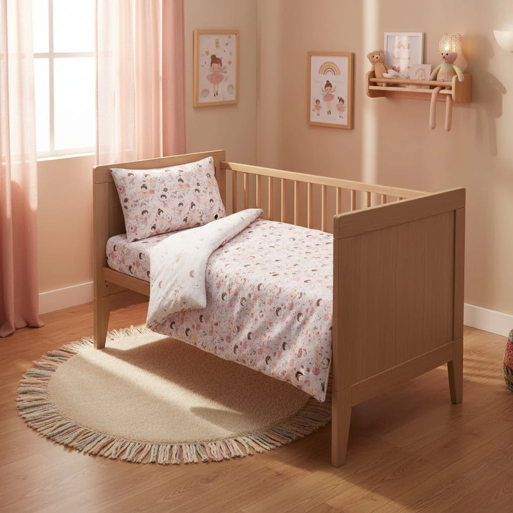 Fairy Organic Cotton Junior All-in-One 4.0 Tog Quilt Bedding Set - Image 12