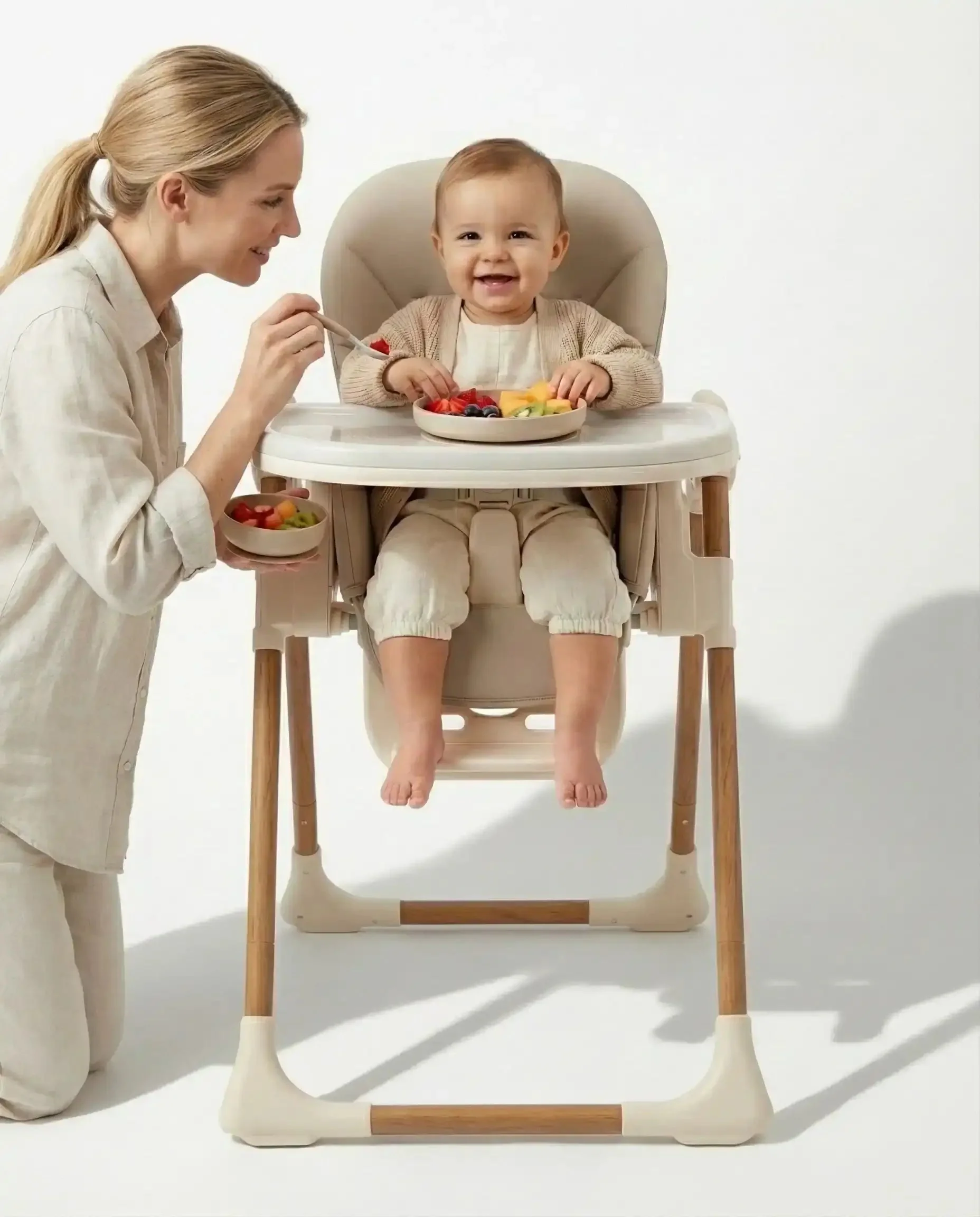 Flare Baby & Toddler Highchair - Beige - Image 2