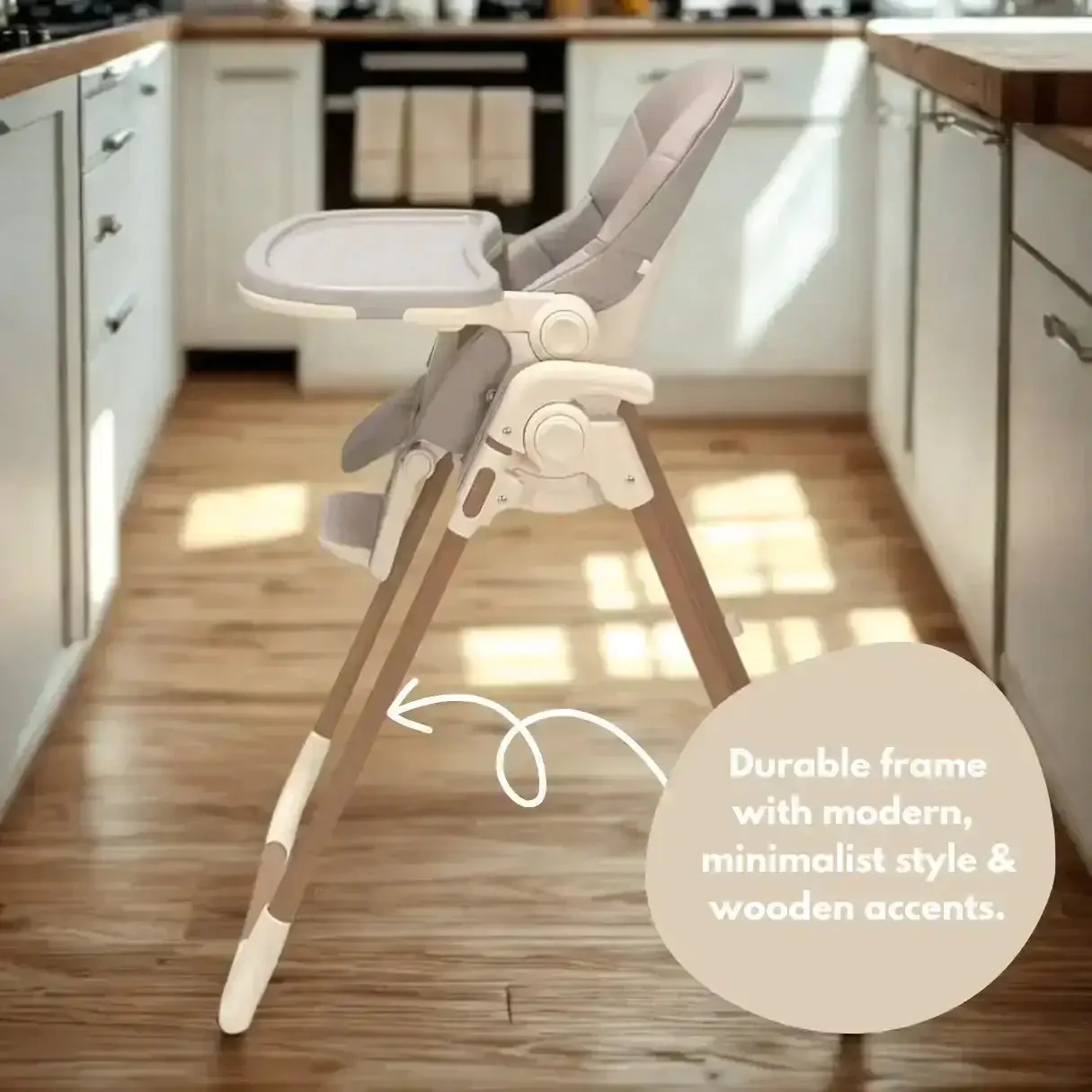 Flare Baby & Toddler Highchair - Beige - Image 3