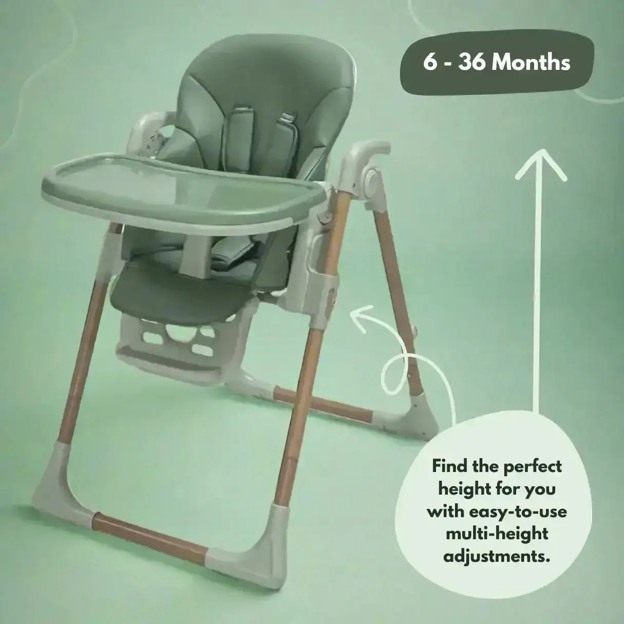 Flare Baby & Toddler Highchair - Green - Image 3