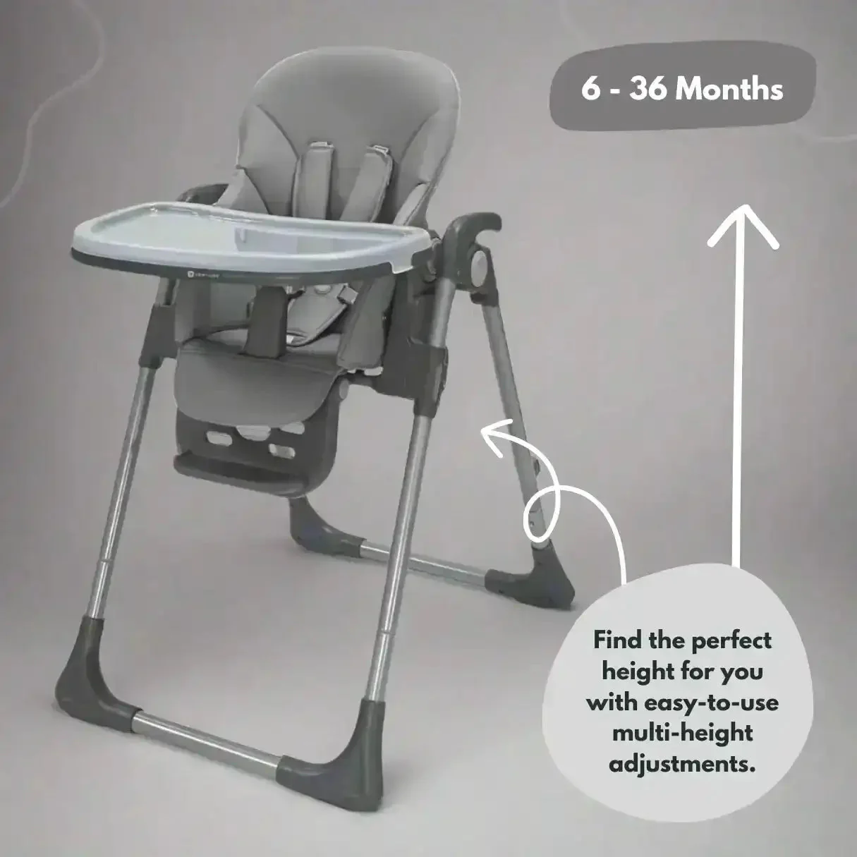 Flare Baby & Toddler Highchair - Grey - Image 3
