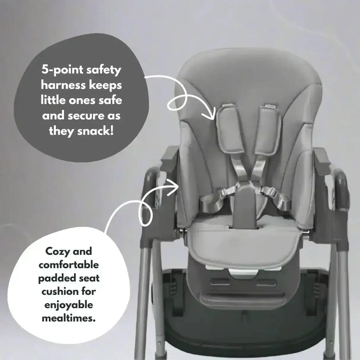 Flare Baby & Toddler Highchair - Grey - Image 6