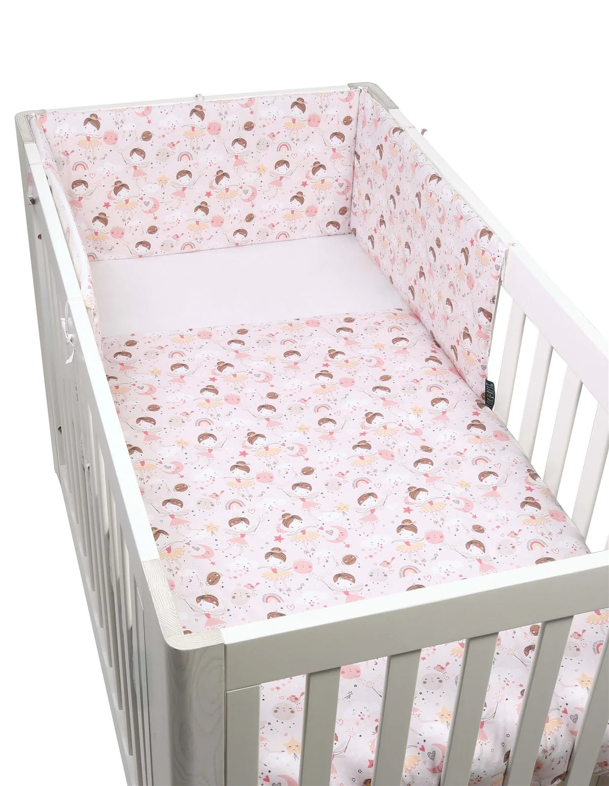 Forrest 3 Piece Reversible Baby Bedding Set, Fairy - Image 11