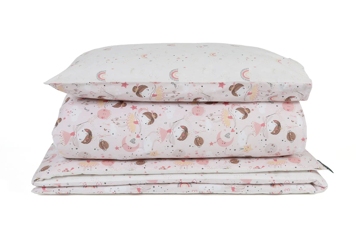 Forrest 3 Piece Reversible Baby Bedding Set, Fairy - Image 7