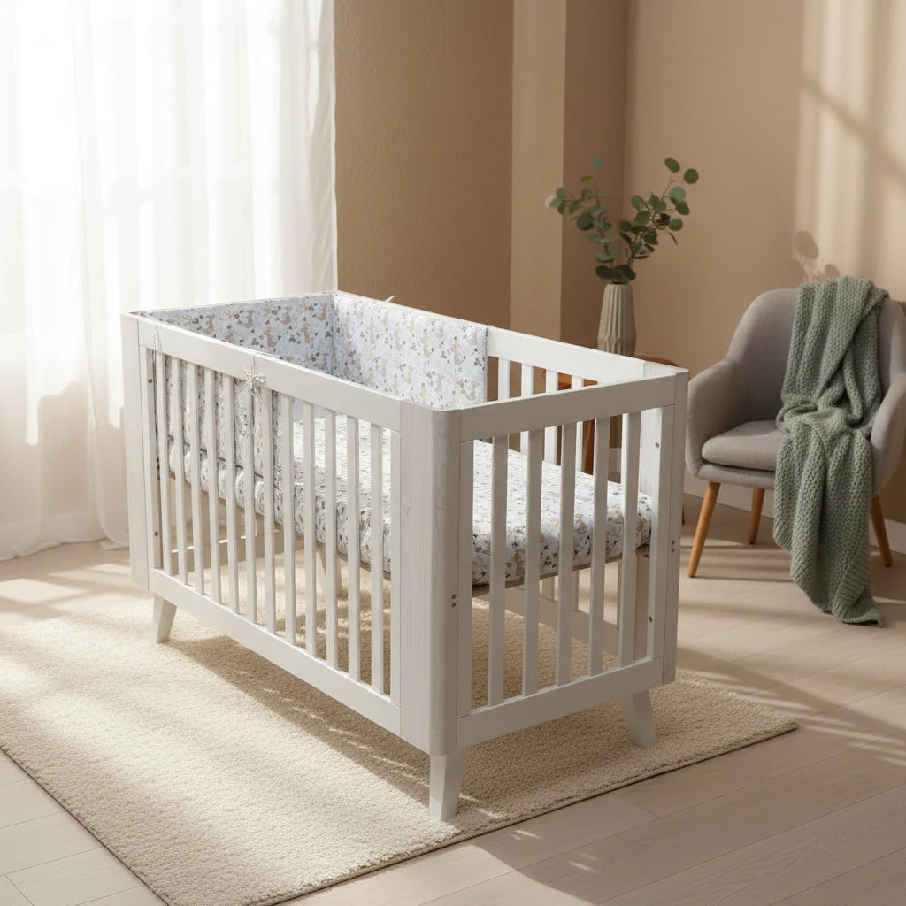 FORREST 3 Piece Reversible Cot Bed Set – Organic Cotton Baby Bedding - Koalaroo - Image 10