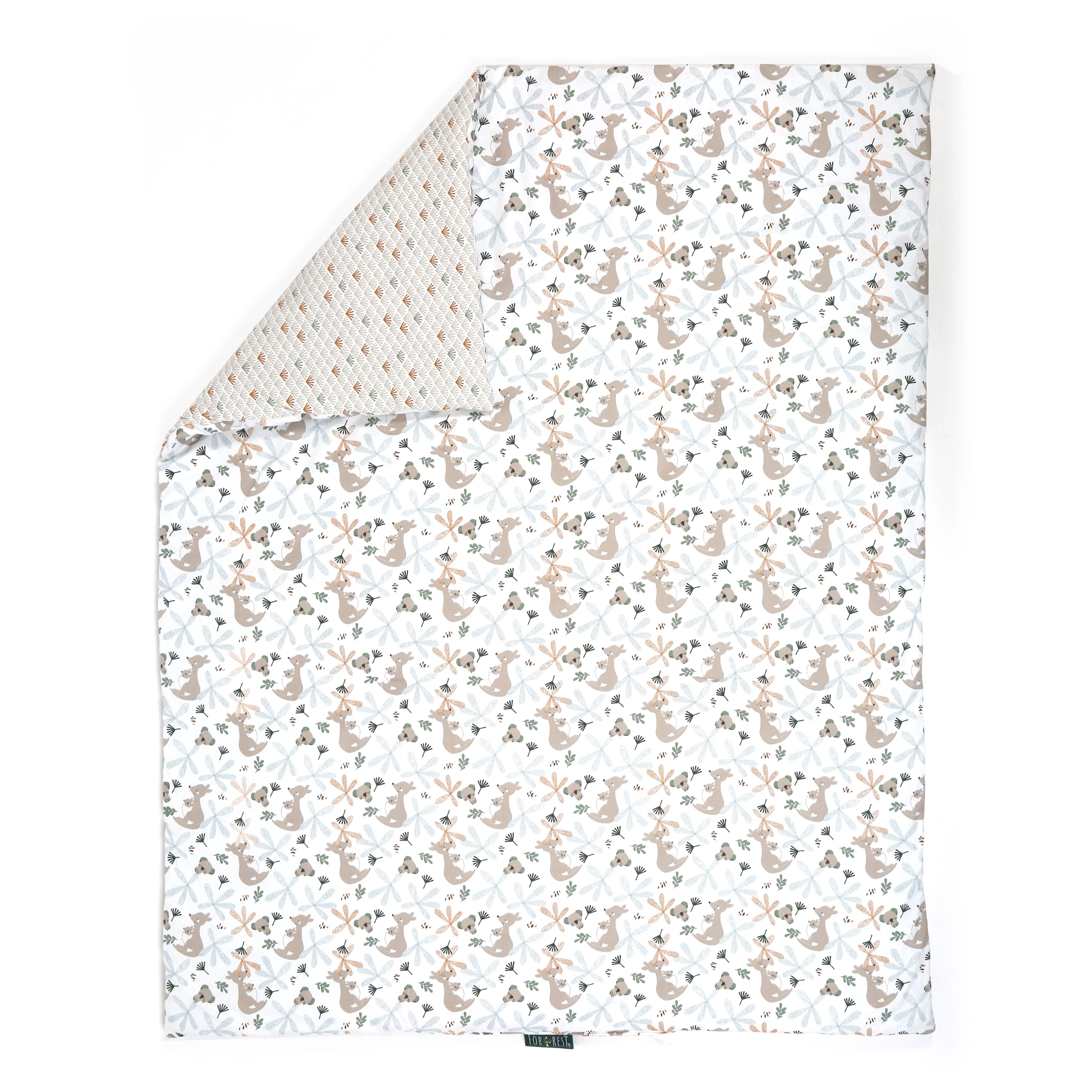 FORREST 3 Piece Reversible Cot Bed Set – Organic Cotton Baby Bedding - Koalaroo - Image 6